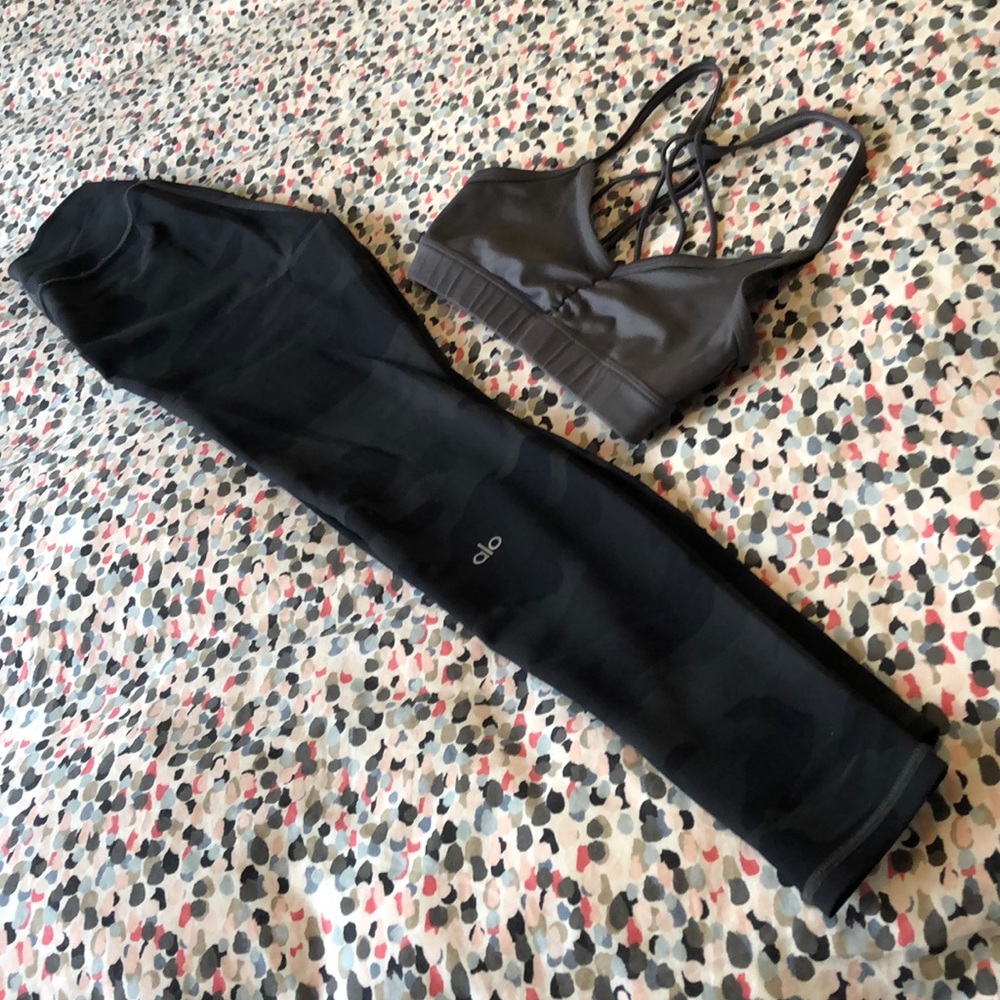 ALO yoga vapor camo set